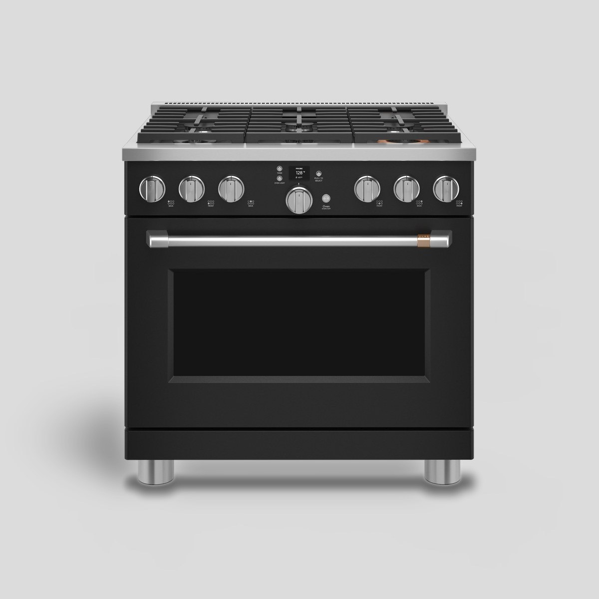 Café Appliances 36 in. dual-fuel commercial-style range (6 burners)