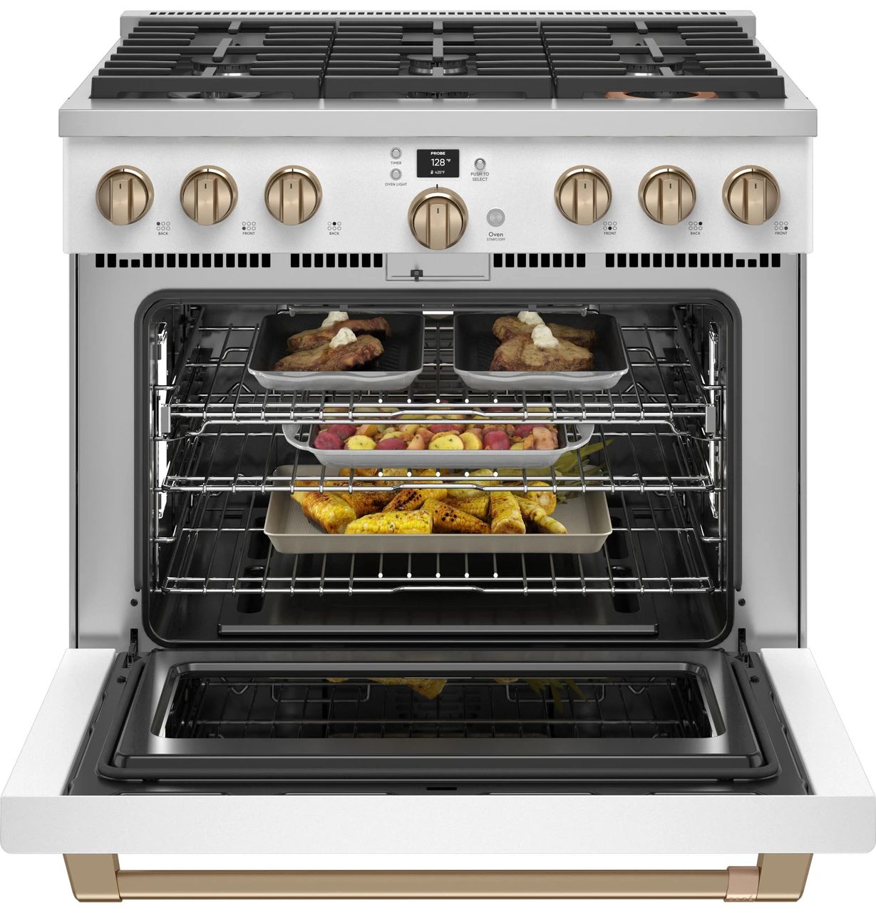 An oven that takes a catering pan
