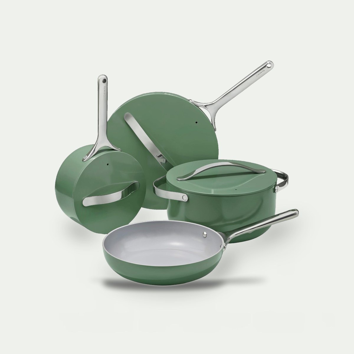 Caraway Ceramic nonstick cookware set