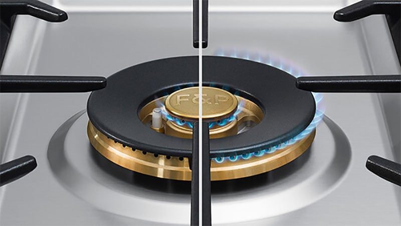 Dual wok burners