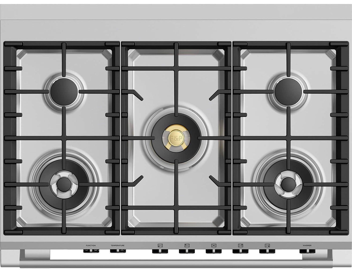 Five burners