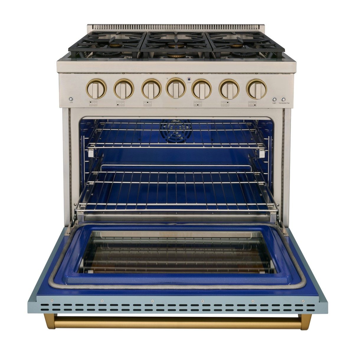A 5.2 cu. ft. gas oven