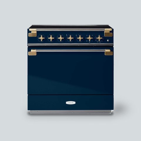 Indigo with Antique Brass