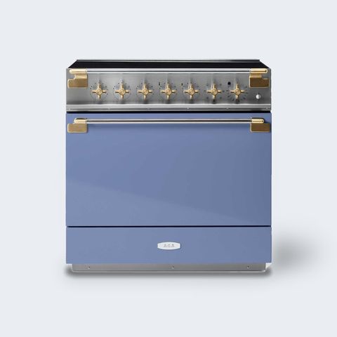 Stone Blue with Antique Brass