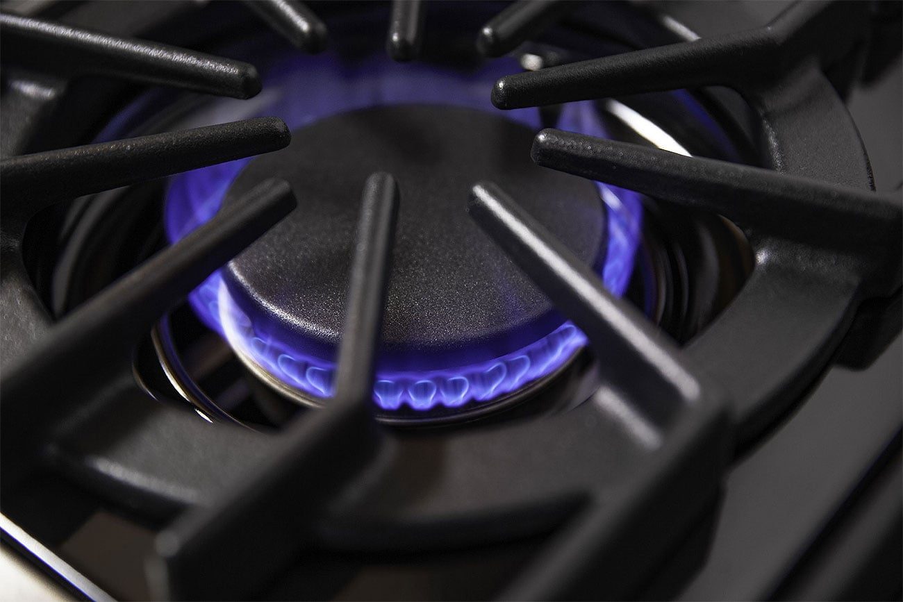 Open burners