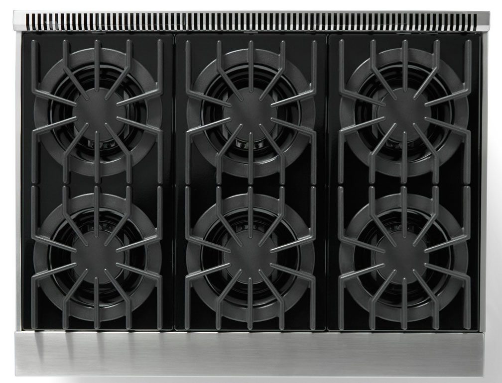 Six burners