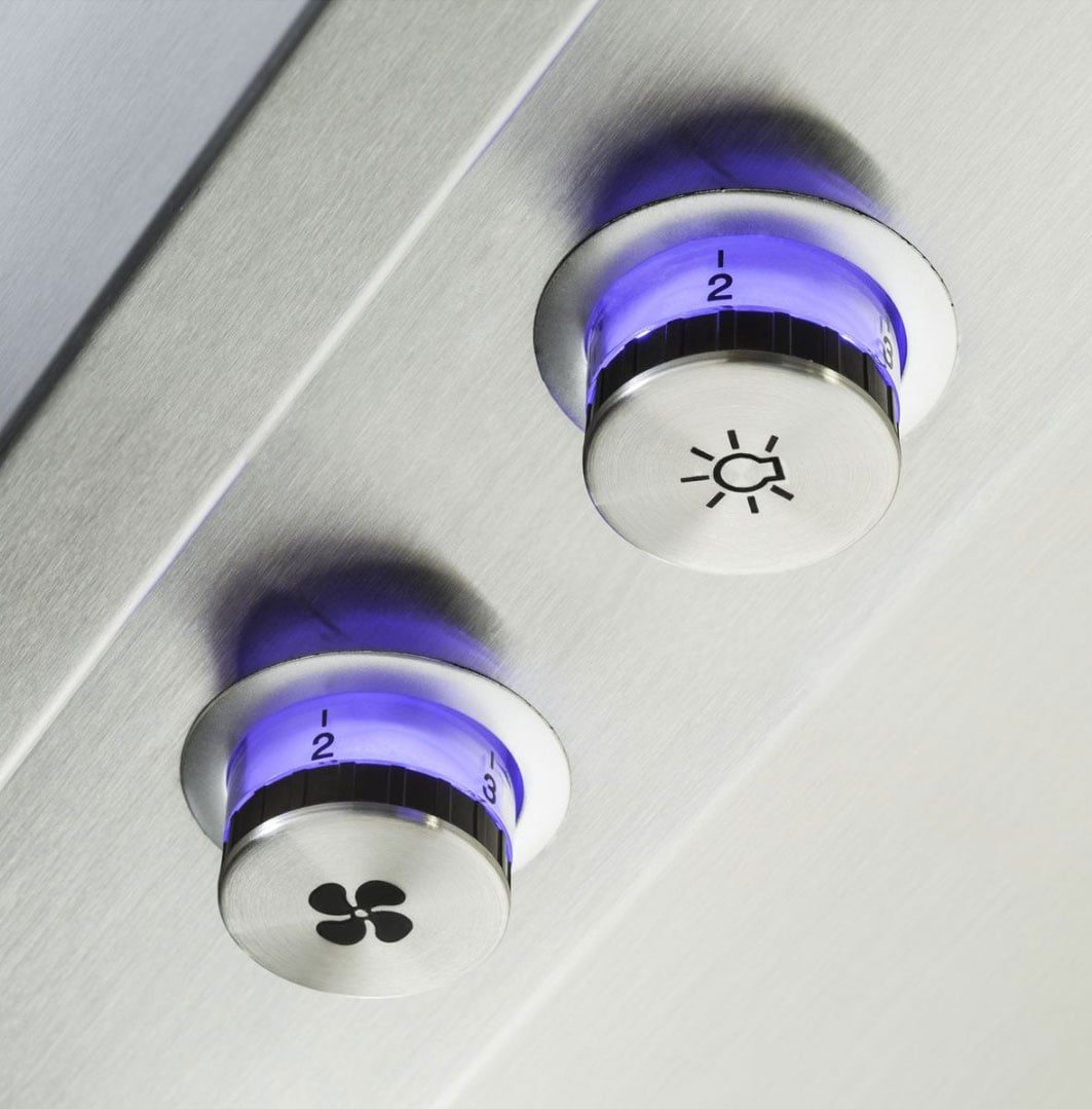 Knobs that retract